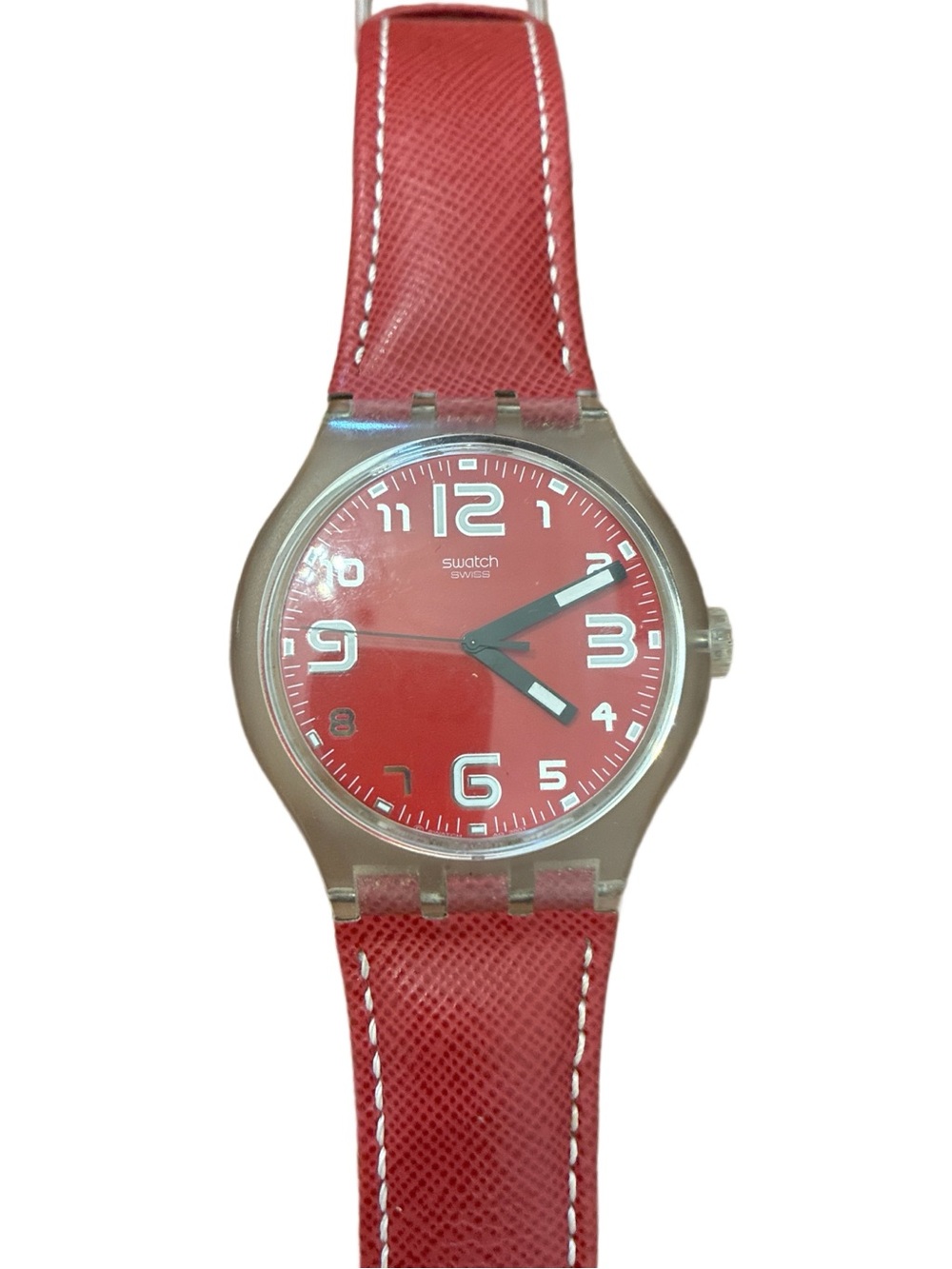 Vintage Authentic Swatch Gent Large with Oversized Numbers